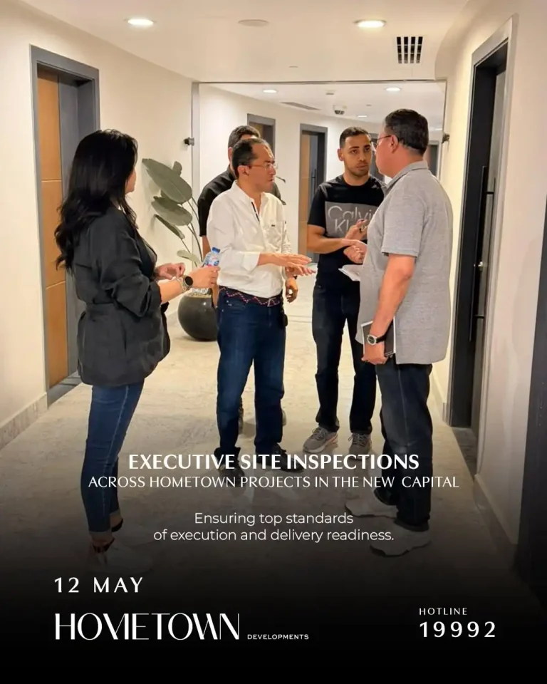 Executive site tour by Home Town Developments in the New Administrative Capital – photo 4 CEO HTG - Home Town Group